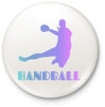 printfashion Handball - Kitűző, hűtőmágnes - Fehér (4057244)