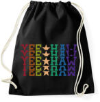 printfashion Yeehaw - Vadnyugat - Sportzsák, Tornazsák - Fekete (7498549)