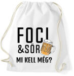 printfashion Foci Sör - Sportzsák, Tornazsák - Fehér (1690812)