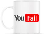 printfashion you fail - Bögre - Fehér (2792063)