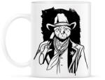 printfashion Cowboy macska - Bögre - Fehér (4061364)