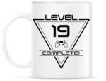 printfashion level-complete-19-black - Bögre - Fehér (1079981)