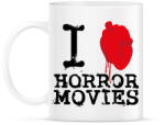 printfashion I love horror movies - Bögre - Fehér (16782841)