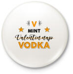 printfashion V mint Vodka - Kitűző, hűtőmágnes - Fehér (11646799)