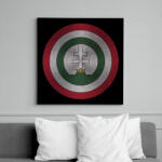 printfashion Hungarika kapitány - Vászonkép - Fekete (6645054)