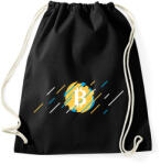 printfashion BITCOIN 4 EVER 64 - Sportzsák, Tornazsák - Fekete (6202999)