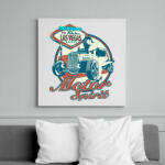 printfashion Benzin - Vászonkép - Fehér (6620925)