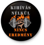 printfashion Kihívás -> Eredmény - Kitűző, hűtőmágnes - Fekete (4606022)