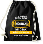 printfashion A haverunk meg fog nősülni - Fehér - Sportzsák, Tornazsák - Fekete (6865191)