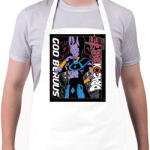 printfashion Dragon Ball szuper - Kötény - Fehér (13217113)