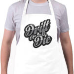 printfashion Drift or Die - Kötény - Fehér (4901911)