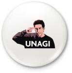 printfashion Unagi - Kitűző, hűtőmágnes - Fehér (16797436)