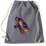 printfashion Fellobban - Sportzsák, Tornazsák - Grafitszürke (112794)