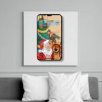 printfashion Santa Claus - Selfie - Vászonkép - Fehér (16778196)