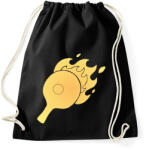 printfashion pingpong - Sportzsák, Tornazsák - Fekete (4113622)