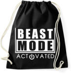 printfashion BEAST MODE - Sportzsák, Tornazsák - Fekete (932837)