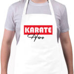printfashion Karate hero - Kötény - Fehér (7567977)