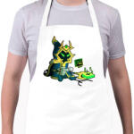 printfashion Veigar - Kötény - Fehér (4908489)