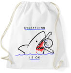 printfashion Everything is OK - Sportzsák, Tornazsák - Fehér (10424126)