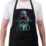 printfashion Lewis Hamilton - Kötény - Fekete (10903894)