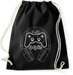 printfashion play game - Sportzsák, Tornazsák - Fekete (5318646)