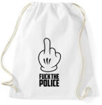 printfashion Fuck the police - Sportzsák, Tornazsák - Fehér (1138090)