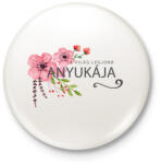 printfashion A világ legjobb anyukája! - Kitűző, hűtőmágnes - Fehér (3074893)
