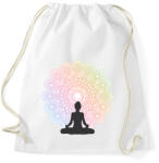 printfashion Mandala yoga - Sportzsák, Tornazsák - Fehér (13915241)