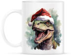 printfashion Karácsonyi T-rex - Bögre - Fehér (14725702)