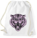 printfashion Tigris - Sportzsák, Tornazsák - Fehér (13880035)