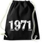 printfashion 1971 - Sportzsák, Tornazsák - Fekete (6193494)