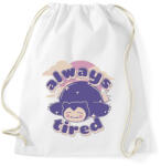 printfashion Snorlax always tired - Sportzsák, Tornazsák - Fehér (16445384)