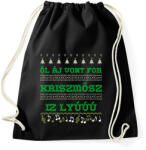 printfashion ALL I WANT FOR CHRISTMAS IS YOU - Sportzsák, Tornazsák - Fekete (9952637)