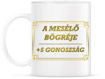 printfashion +5 Gonoszság bögre - Bögre - Fehér (4154014)