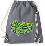 printfashion Az álmok valóra válnak - Sportzsák, Tornazsák - Grafitszürke (4106)