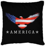 printfashion AMERICA - Párnahuzat, Díszpárnahuzat - Fekete (9964521)
