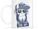 printfashion cool boy gorilla - Bögre - Fehér (4666403)
