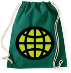 printfashion captain planet - Sportzsák, Tornazsák - Sötétzöld (427049)