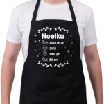 printfashion Kisbaba infók - Kötény - Fekete (10732705)