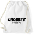 printfashion Crossfit - #mindenemfáj - Sportzsák, Tornazsák - Fehér (11723065)
