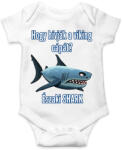 printfashion északi shark - Baba Body - Fehér (3397218)