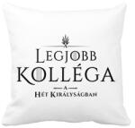 printfashion got-legjobb-kollega-black - Párnahuzat, Díszpárnahuzat - Fehér (1031707)