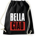 printfashion Bella Ciao - Nagy Pénzrablás - Money Heist - Casa de Papel - Sportzsák, Tornazsák - Fekete (5729945)