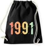 printfashion 1991 - Sportzsák, Tornazsák - Fekete (11831784)