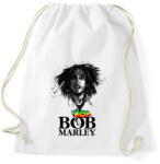 printfashion bob marley - Sportzsák, Tornazsák - Fehér (14729437)