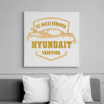 printfashion Hyundaios sofőr - Vászonkép - Fehér (6636276)