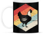 printfashion Retro csirke - Bögre - Fekete (1191091)