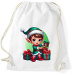 printfashion Karácsonyi manófiú - Sportzsák, Tornazsák - Fehér (14960760)