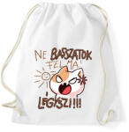 printfashion Ne basszatok fel ma! Légyszi! - Sportzsák, Tornazsák - Fehér (16806073)