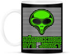 printfashion bármikor UFO jöhet - Bögre - Fekete (793939)